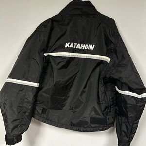 Vintage Kathdin Gear FCJ SNOWBOBILE Jacket, Full Zip, Double Snap, Air Vents, S